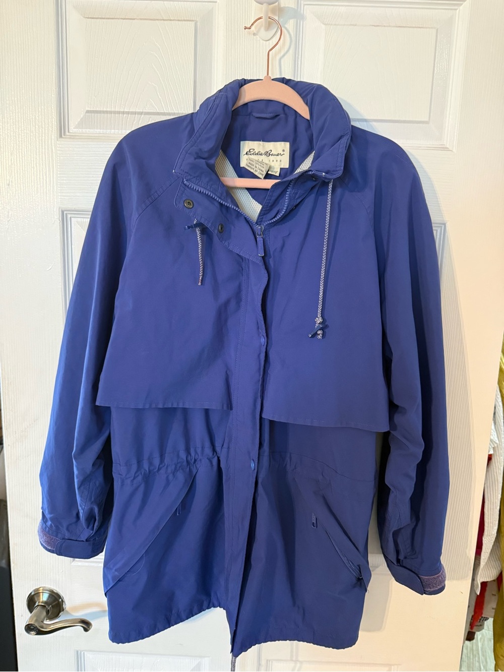 Ladies Blue Eddie Bauer Hooded Utility Jacket (inv# 244) - Picture 2 of 14